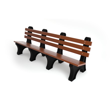Frog Furnishings Brown 8' Comfort Park Avenue Bench PB 8BROCPAE